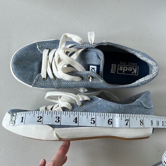 Keds Denim Canvas Sneakers Dream Foam Insole Size US 6 - Picture 16 of 17